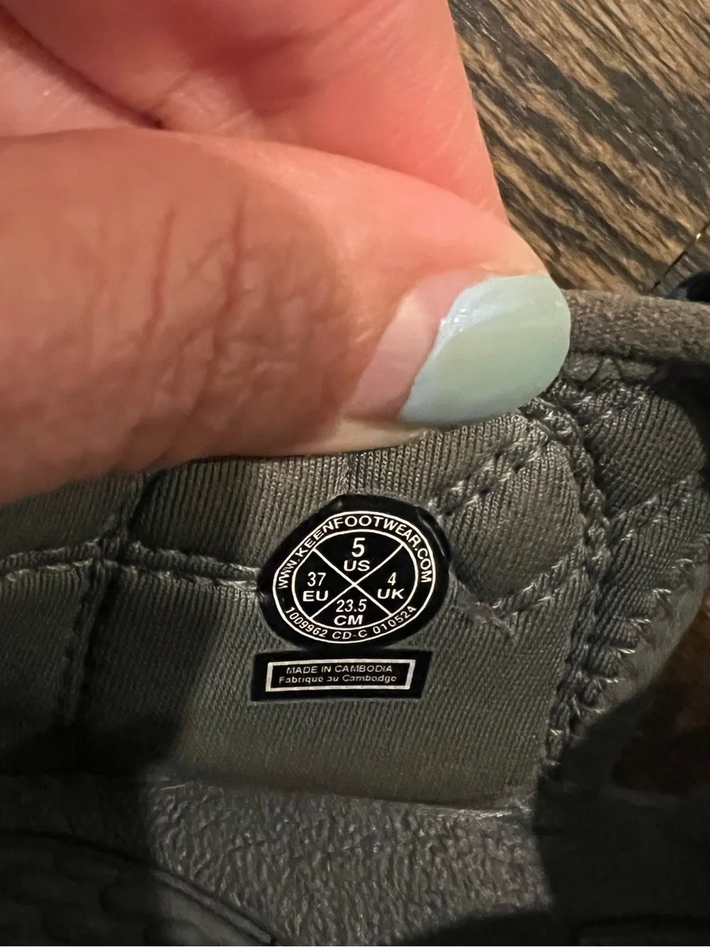 Barely Used Kids Navy Blue Keen Closed-Toe Water Sandals